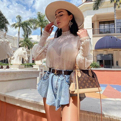 Collumbiana Alexis Denim Shorts