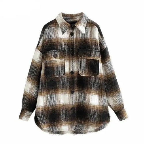Collumbiana dark brown / S Poli Overshirt