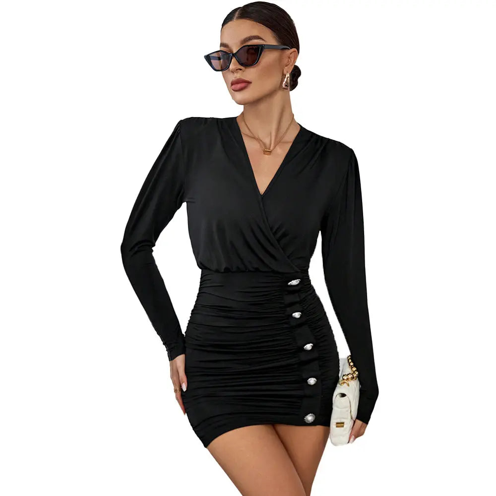 Tailored Hip Skirt Dress Collumbiana