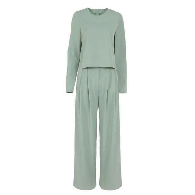 Collumbiana Green Set / M Salistina Two Piece Set