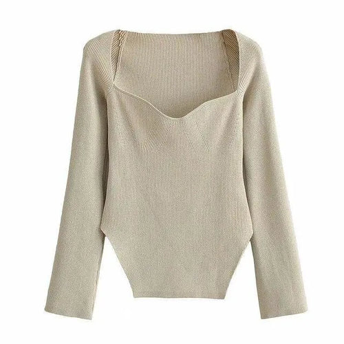 Collumbiana Khaki / M Maria Knitted Sweater