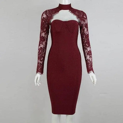 Collumbiana Red wine / XS Diya Dress