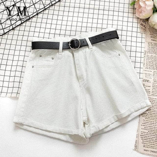 Collumbiana white / S Rachel Jeans Shorts