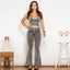 Collumbiana 0 L Shascullfites Shaper Set Grey Flared Lift 2 Pieces Set Bum Lift Jeans