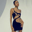 Women's Fashion Mini Bandage One-piece Dress Short