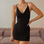 Women's Low-cut Backless Side Split Dress