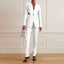 Fashion Hollowed-out Design Sense Slimming Small Suit Leg-showing Suit Pants Collumbiana