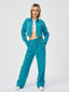 Women Two Piece Outfits For Women Long Sleeve Button Down Wide Leg Loungewear Pajama Set