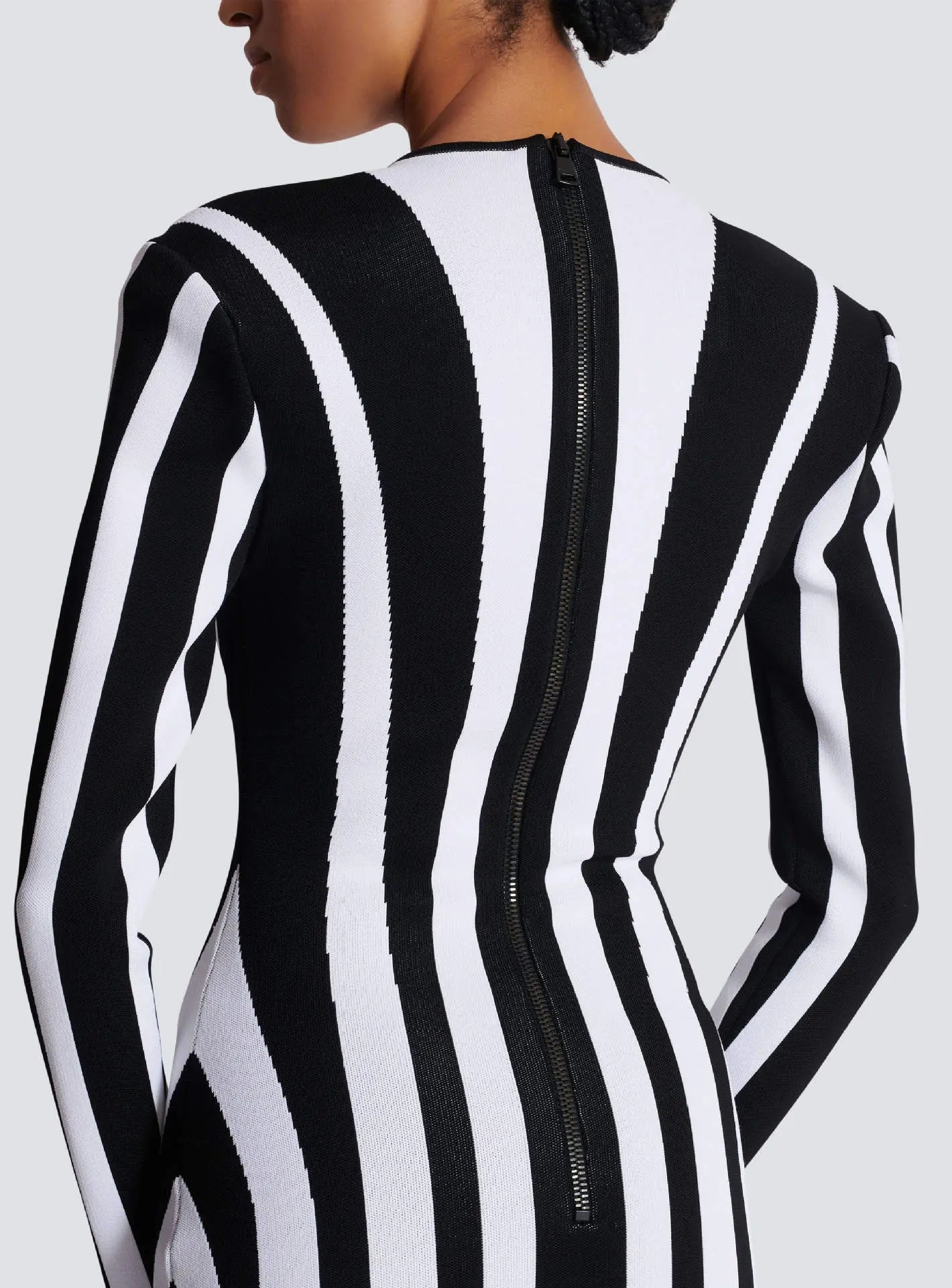 Women's Striped Bandage Mini Dress Collumbiana