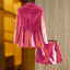 Rose Pink Fashion Personalized Suit Coat Shorts Two-piece Set Collumbiana