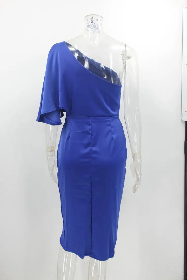Women's Fashion Irregular Dress Evening Dress Collumbiana