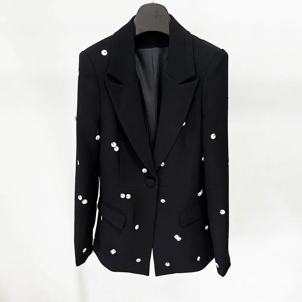 Fashionable Sequins Suit Jacket Suits Collumbiana