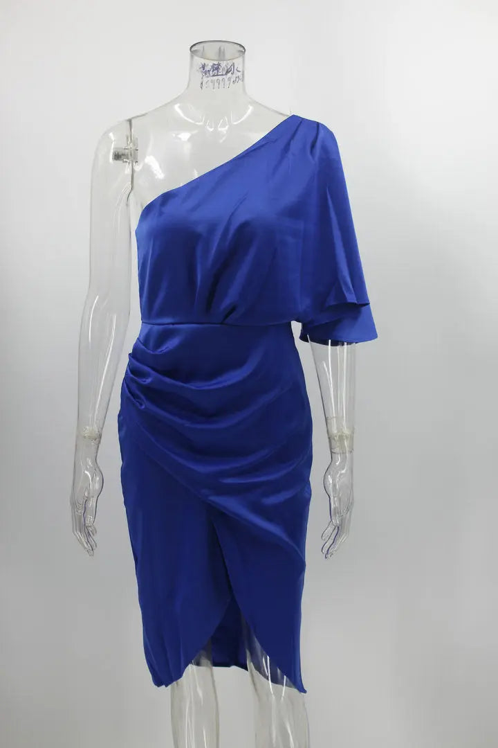 Women's Fashion Irregular Dress Evening Dress Collumbiana
