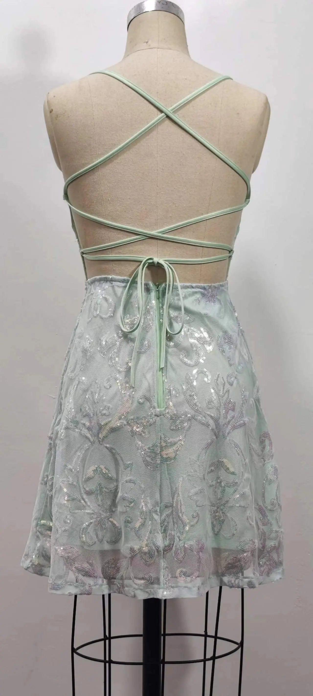 Sequin Nightclub Party Dress Collumbiana