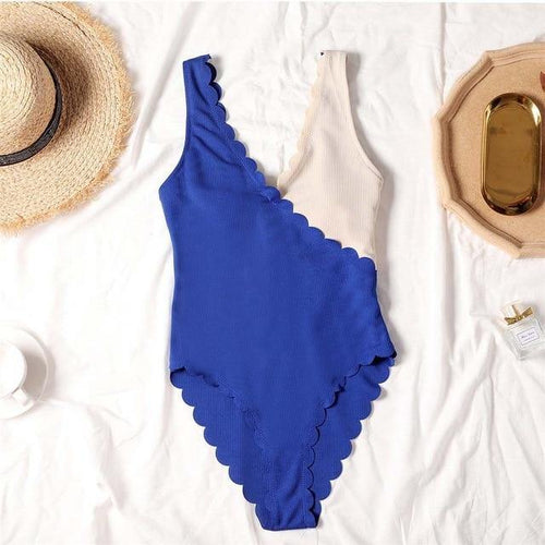 Collumbiana Blue Beige / XL Keira Swimsuit