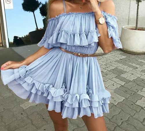 Collumbiana Blue / S Melanie Dress