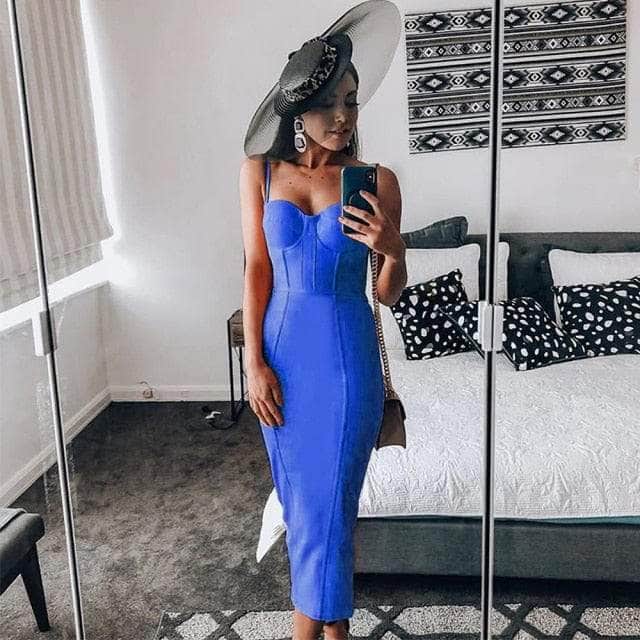 Collumbiana Blue / XL Tabitha Dress