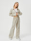 Women Two Piece Outfits For Women Long Sleeve Button Down Wide Leg Loungewear Pajama Set