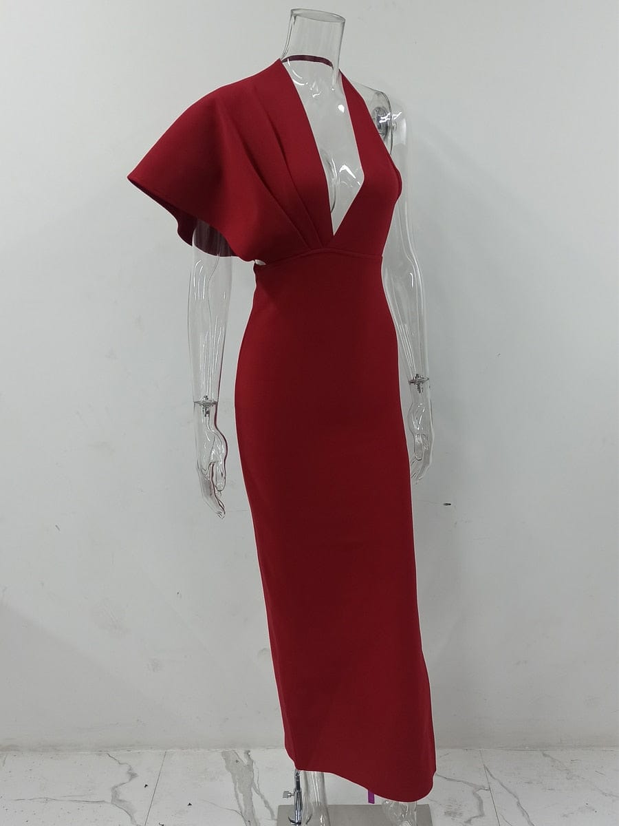 Collumbiana Claret / S Keyla Dress