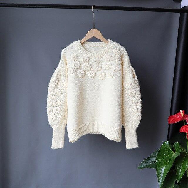 Collumbiana Creamy-white / One Size Alis Sweater