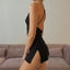 Women's Low-cut Backless Side Split Dress