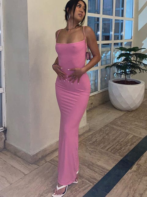 Collumbiana Deep Pink / XS Benita Dress