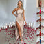 Collumbiana Dresses Aphrodite's Aura One-Shoulder Split Dress