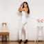 White Grace One Piece Catsuit Collumbiana