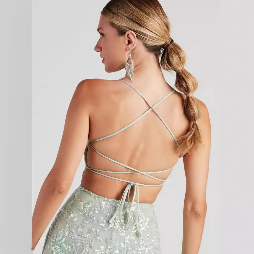 Sequin Nightclub Party Dress Collumbiana