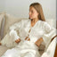 Women's Dressing Gown Short Two-piece Suit Fashion Collumbiana