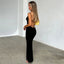 Women's Backless Fashion Tie Slim Fit Dress