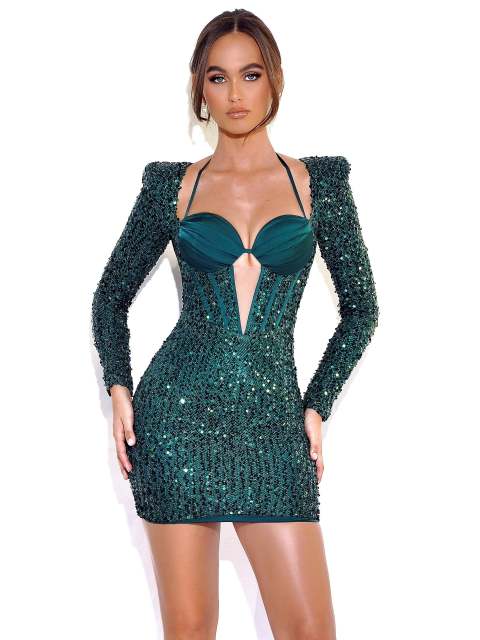 Collumbiana green / M Maxim Dress