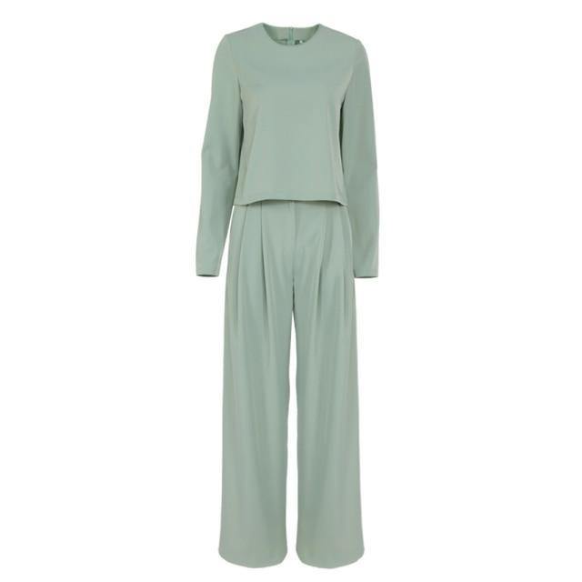 Collumbiana Green Set / M Salistina Two Piece Set