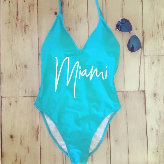 Collumbiana Light BLue / XL Miami Swimsuit
