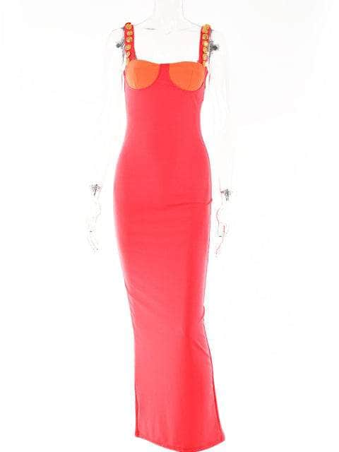 Collumbiana long pink / S Trissa Dress