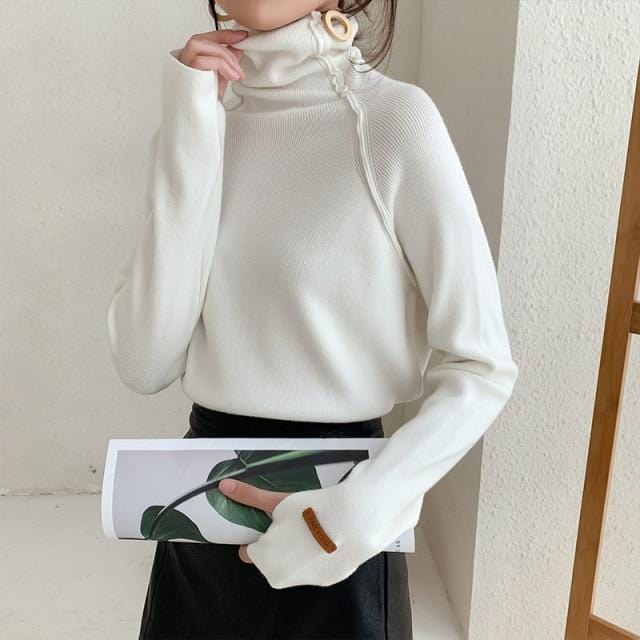 Collumbiana One Size / white Kenna Sweater