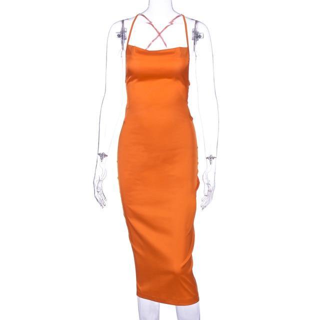 Collumbiana Orange / S Elaine Dress