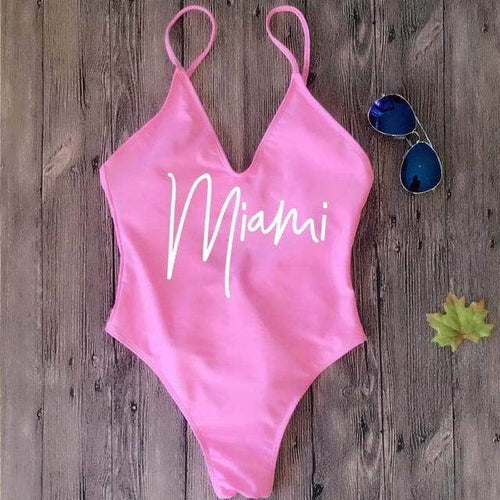 Collumbiana Pink / S Miami Swimsuit