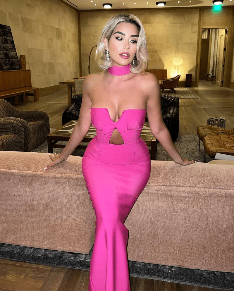 Collumbiana pink / XS Laura Maxi Dress