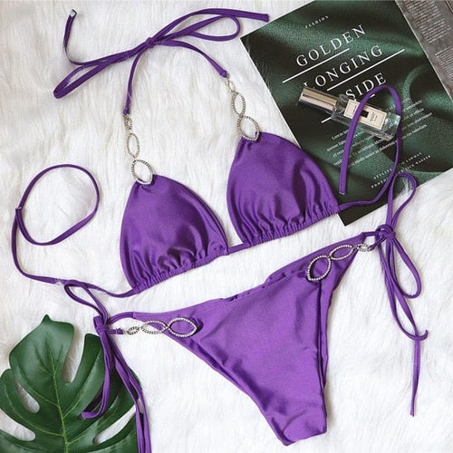 Collumbiana Purple / L Lida Bikini