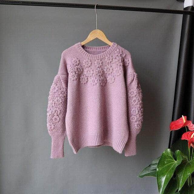 Collumbiana Purple / One Size Alis Sweater