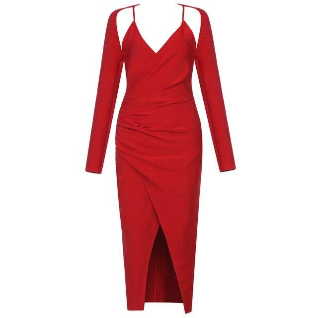 Collumbiana Red / L Slivia Dress