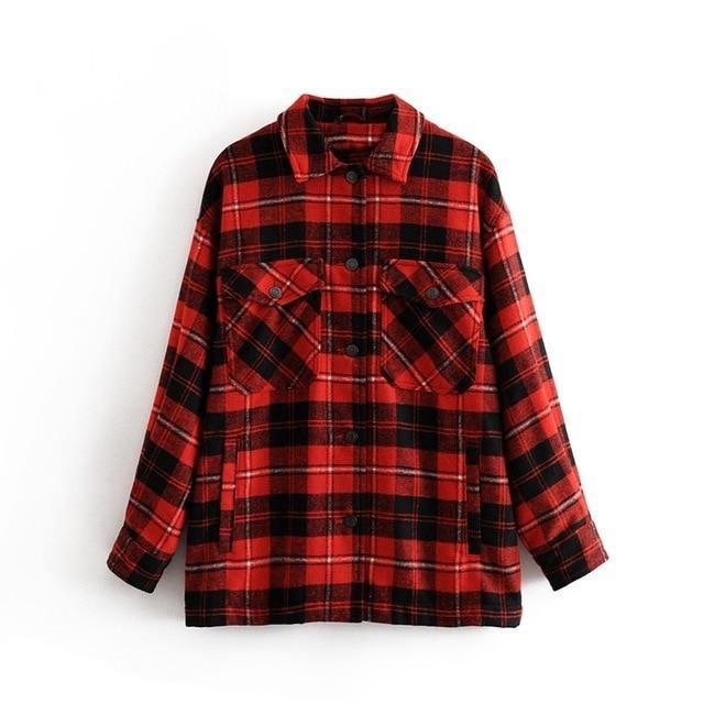 Collumbiana Red / S Bridget Overshirt