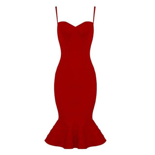 Collumbiana Red / S Evealca Dress