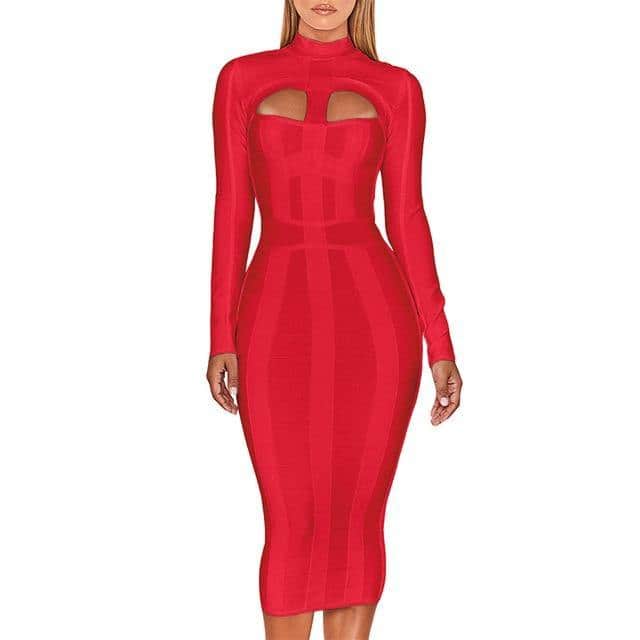 Collumbiana Red / XS Barnela Dress