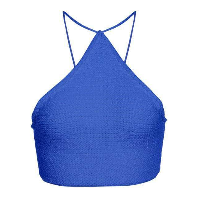 Collumbiana Tops Blue / One Size Ada Top