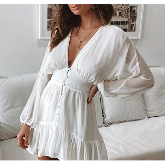 Collumbiana White / S Bethany Dress